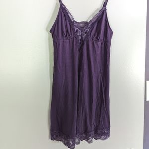 Victoria Secret modal slip lingerie purple size S
